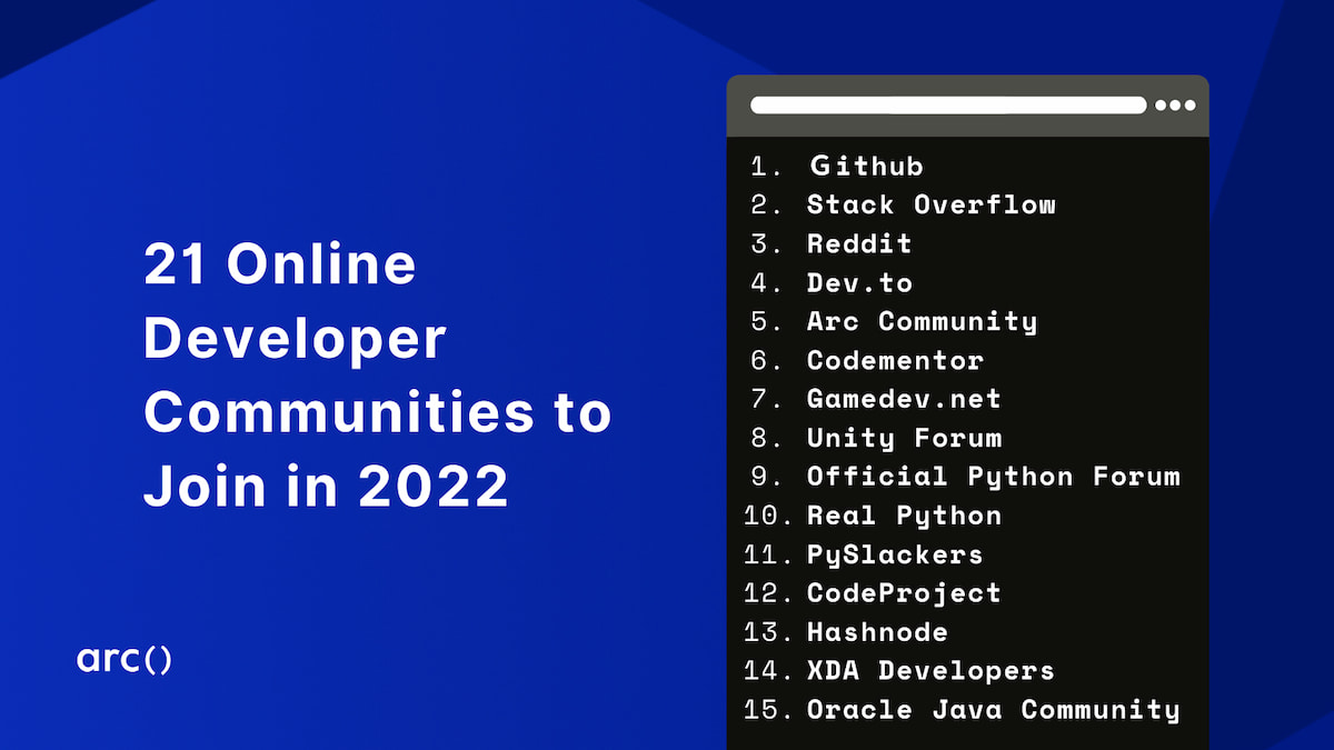 Here Are 43 of the Best Online Developer Communities to Join in 2022