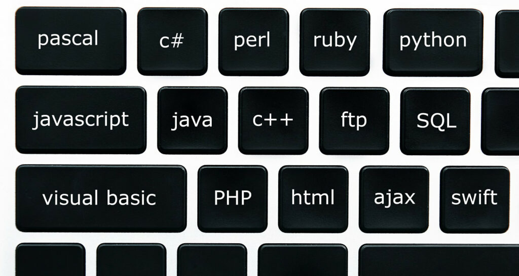 a list of programming languages and most popular technologies